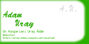 adam uray business card